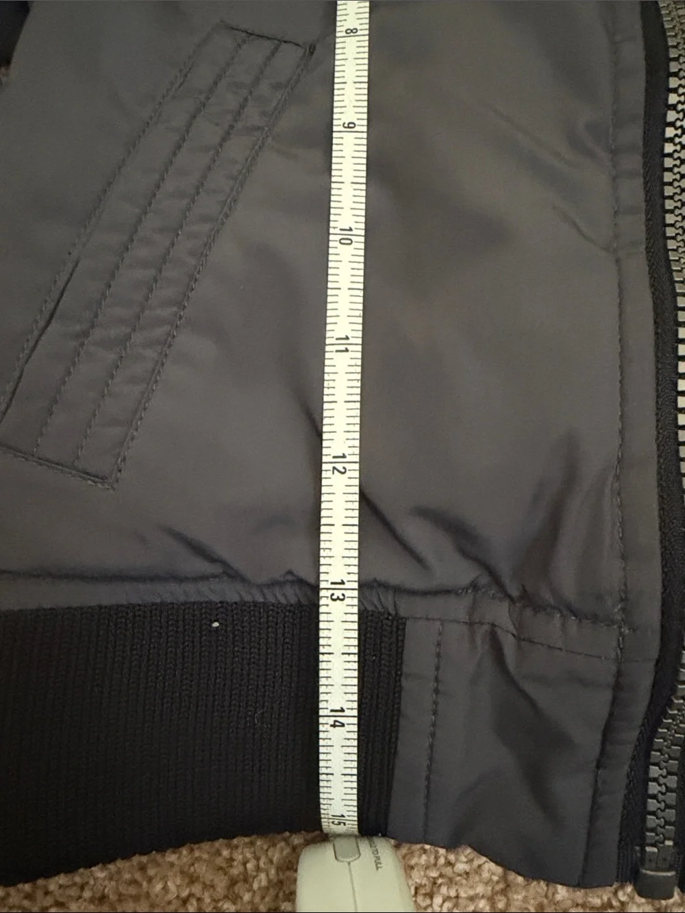Calvin Klein Jeans Boys Charcoal Gray MA-1 Bomber Jacket Size 4T M(4)